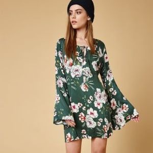 SomeDays Lovin Green Burning Desire Tunic Dress